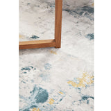 Emira Multi Colour Teal Abstract Rug
