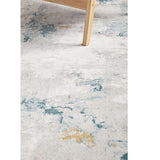 Emira Multi Colour Teal Abstract Rug