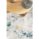 Emira Multi Colour Teal Abstract Rug