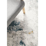 Emira Multi Colour Teal Abstract Rug