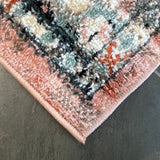 Elly Beige Orange Medallion Transitional Rug