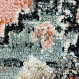 Elly Beige Orange Medallion Transitional Rug