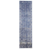 Awaken Navy Blue Overdyed Power Loomed Hallway Runner