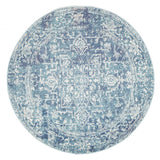 Awaken Blue Medallion Round Rug