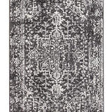 Awaken Charcoal Medallion Hallway Runner
