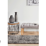 Awaken Charcoal Medallion Rug