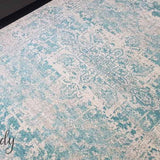 Awaken Blue Ivory Medallion Rug