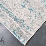 Awaken Blue Ivory Medallion Rug