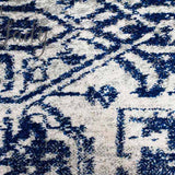 Awaken Navy White Power Loomed Hallway Runner