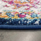 Awaken Orange Medallion Round Rug