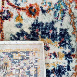 Awaken Ivory Orange Patterned Rug
