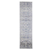 Awaken Blue White Power Loomed Hallway Runner