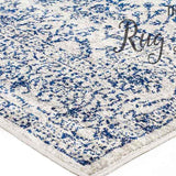 Awaken Blue White Power Loomed Hallway Runner