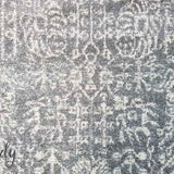 Awaken Grey Oriental Round Rug