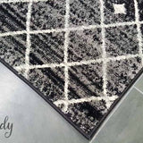 Awaken Black Tribal Rug