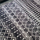 Awaken Black Tribal Rug
