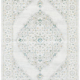Emira Green Off White Ornate Medallion Rug