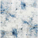 Emira Navy Grey Abstract Rug