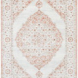 Emira Beige Grey Floral Medallion Rug