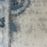 Emira Blue Off White Cornflower Medallion Rug