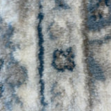 Emira Blue Off White Cornflower Medallion Rug