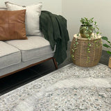 Emira Green Off White Ornate Medallion Rug