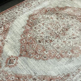 Emira Beige Grey Floral Medallion Rug