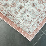 Emira Beige Grey Floral Medallion Rug