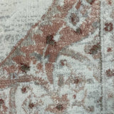 Emira Beige Grey Floral Medallion Rug