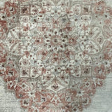 Emira Beige Grey Floral Medallion Rug