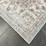 Emira Beige Grey Floral Medallion Rug