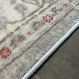 Emira Beige Grey Floral Medallion Rug