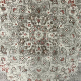 Emira Beige Grey Floral Medallion Rug