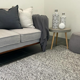 Essence Scandinavian Stone Grey Felted Wool Rug