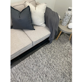 Essence Scandinavian Stone Grey Felted Wool Rug