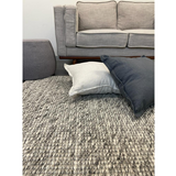 Essence Scandinavian Stone Grey Felted Wool Rug