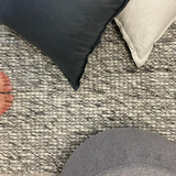 Essence Scandinavian Stone Grey Felted Wool Rug