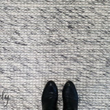 Darcy Grey Felted Wool Rug