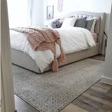 Awaken Grey Diamond Patterned Rug