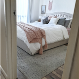 Awaken Grey Diamond Patterned Rug
