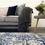 Awaken Navy Medallion Rug