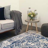 Awaken Navy Medallion Rug