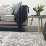 Awaken Silver Medallion Rug