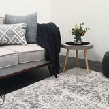 Awaken Silver Medallion Rug
