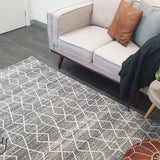 Awaken Silver Diamond Rug