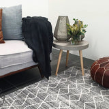 Awaken Silver Diamond Rug