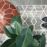 Awaken Silver Diamond Rug