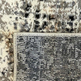 Eliza Grey Distressed Abstract Transitional Rug