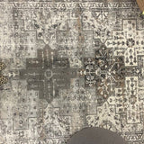 Eliza Beige Grey Medallion Transitional Rug