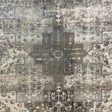 Eliza Beige Grey Medallion Transitional Rug